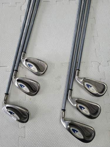 Used Callaway Hawkeye 5i-pw Regular Flex Graphite Shaft Iron Sets