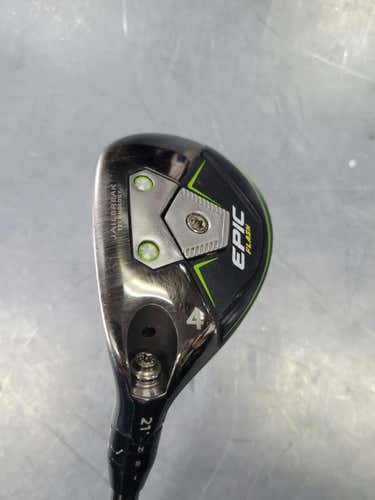 Used Callaway Epic Flash 4 Hybrid Regular Flex Steel Shaft Hybrid Clubs