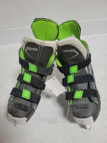 Used Bauer Xls Junior 02 Ice Hockey Skates