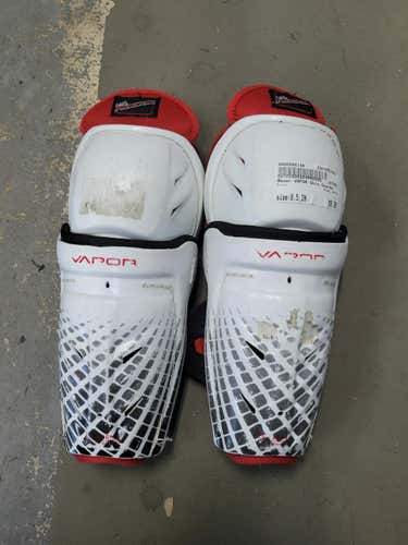 Used Bauer Vapor 8 1 2" Hockey Shin Guards