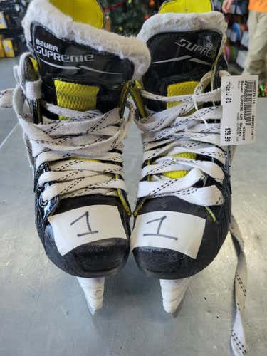 Used Bauer Supreme S25 Junior 01 Ice Hockey Skates