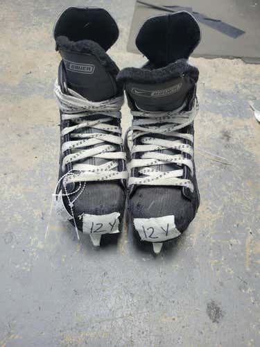 Used Bauer Supreme One05 Youth 12.0 Ice Hockey Skates