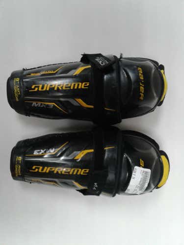 Used Bauer Supreme Mx3 8" Hockey Shin Guards