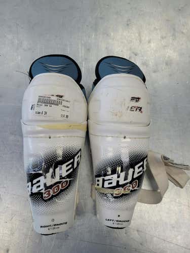 Used Bauer 300 8" Hockey Shin Guards