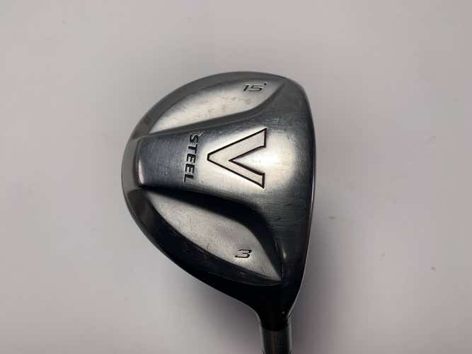 TaylorMade V Steel 3 Fairway Wood 15* True Temper Dynamic Gold R300 Regular RH