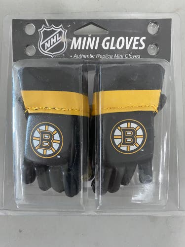 Boston Bruins mini-gloves