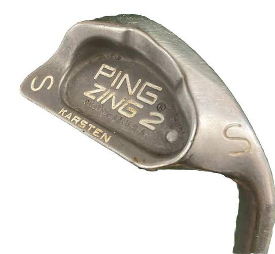 Ping Zing2 Sand Wedge 52* Silver Dot 4* Upright RH Men's +1" DGX Stiff Steel 36"