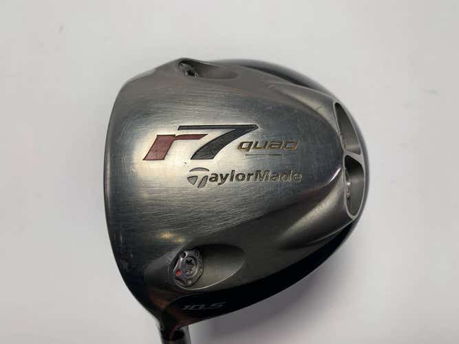 TaylorMade R7 Quad Driver 10.5* Aldila NV Green 65g Stiff Graphite Mens LH