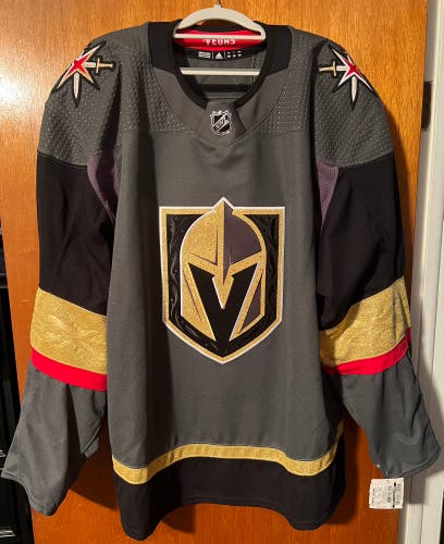 Vegas Golden Knights Gray MiC Team Issued Adidas Adizero Jersey Size 58+