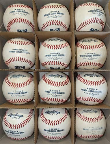 Used Rawlings Baseballs 18 Pack MLB and/or MILB