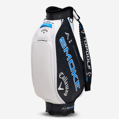 NEW 2024 Callaway Ai Smoke White/Black/Blue Mini Staff Cart Bag