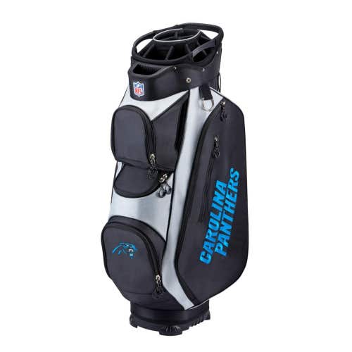 Wilson NFL Cart Bag (Carolina Panthers) 9.5" 14-way top, 2020 NEW