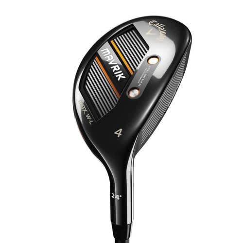 LEFT HANDED CALLAWAY 2020 MAVRIK MAX (LITE) 5 HYBRID GRAPHITE WOMENS UST MAMIYA HELIUM BLACK 4 WOME