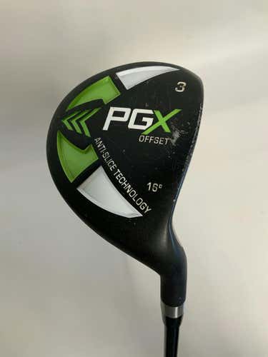 Used Pinemeadow Pgx Offset 3 Wood Regular Flex Graphite Shaft Fairway Woods