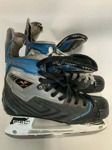 Used Ccm Vector 10.0 Senior 9.5 Ice Hockey Skates