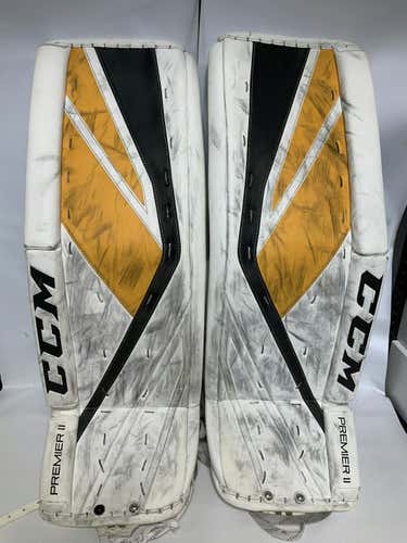 Used Ccm Premier Ii 35" Goalie Leg Pads