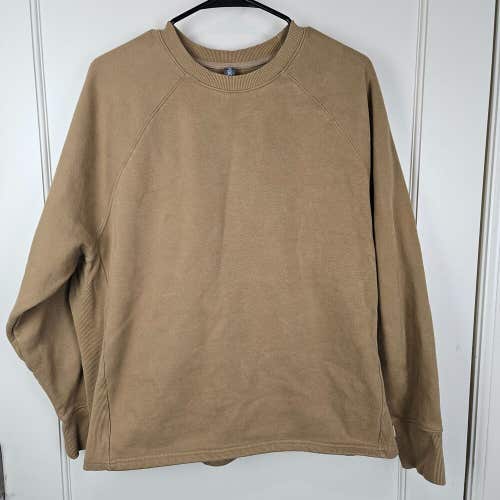 Vuori Crewneck Sweatshirt Womens Size: M Light Brown Pullover