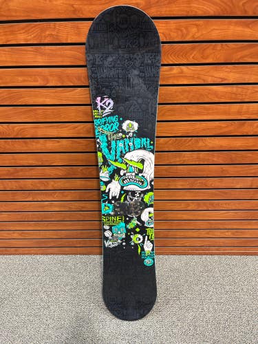 Used Kid's K2 Vandal Snowboard All Mountain Without Bindings True Twin 142cm