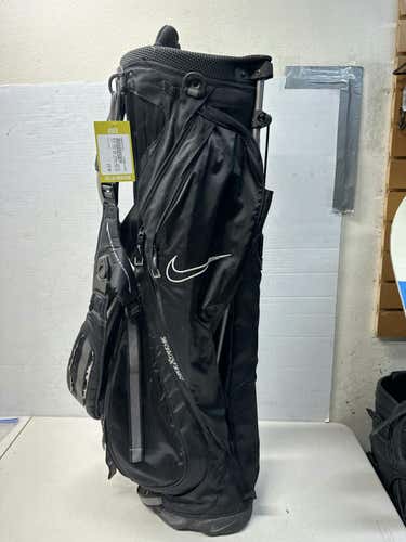 Used Nike Nike Grey Bag Stand Bag Blk Golf Stand Bags