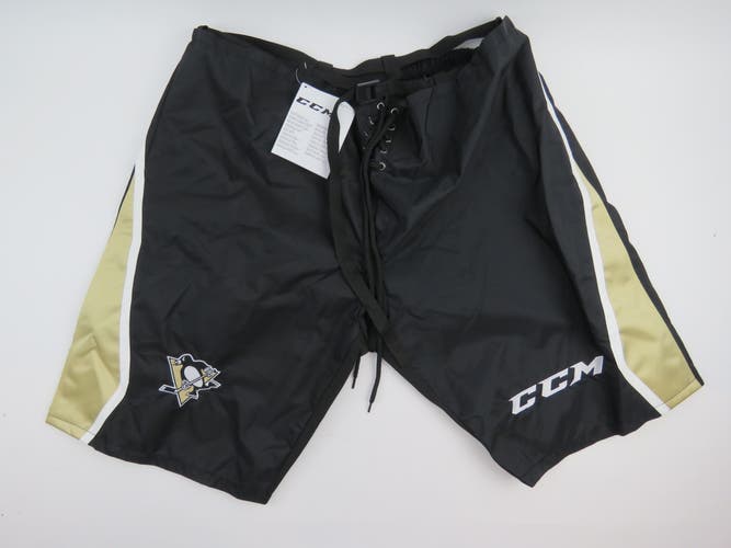 CCM PP10 Pittsburgh Penguins NHL Pro Stock Ice Hockey Player Pant Shell XL +1 NWT