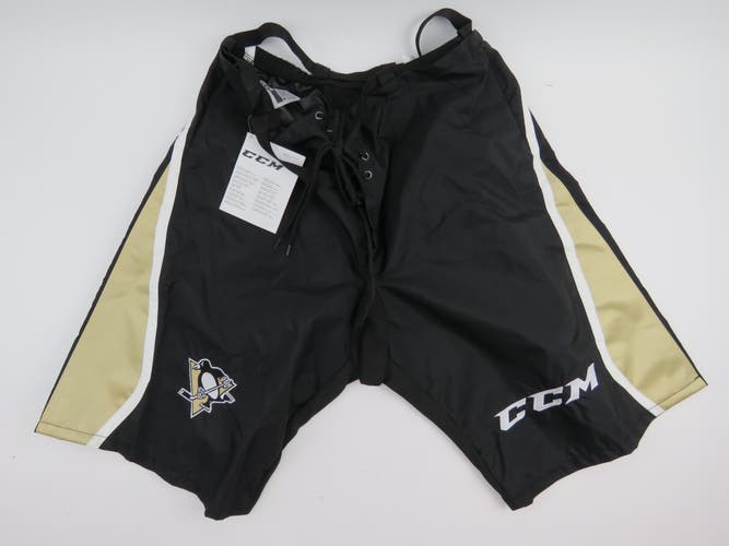 CCM PP10 Pittsburgh Penguins NHL Pro Stock Ice Hockey Player Pant Shell Small NWT