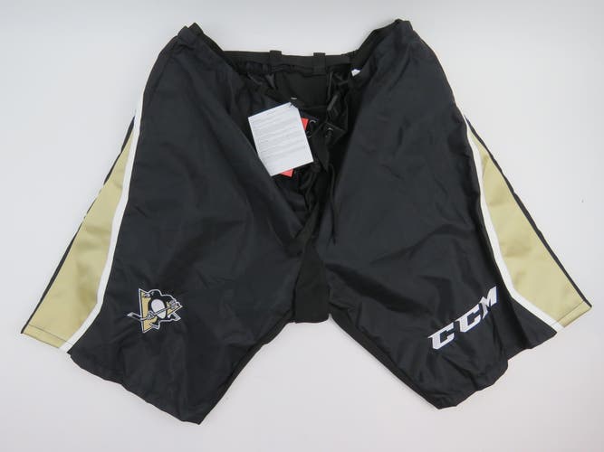 CCM PP10 Pittsburgh Penguins NHL Pro Stock Ice Hockey Player Pant Shell Large NWT