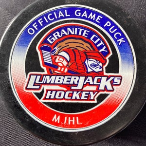 Granite City LumberJacks puck (MJHL)