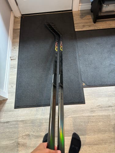 2 Pack New Senior CCM Left Hand P29 70 Flex FT Ghost Hockey Stick