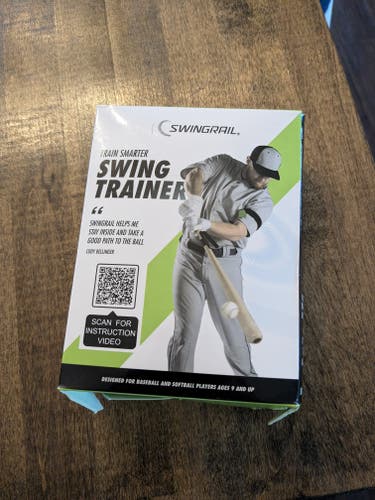 Swingrail Swing Trainer for softball and baseball