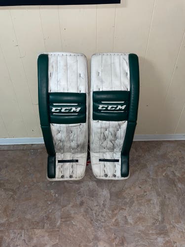 Used  CCM Retro Flex Goalie Leg Pads