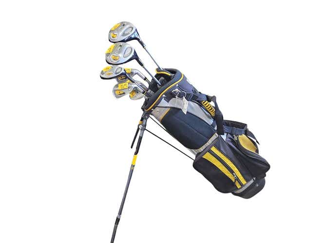 Used Walter Hagen Hagen Jr 7 Piece Graphite Junior Package Sets