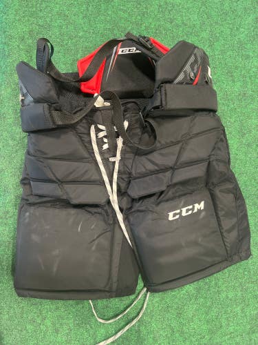 Black Used Junior Large CCM E1.5 Hockey Goalie Pants