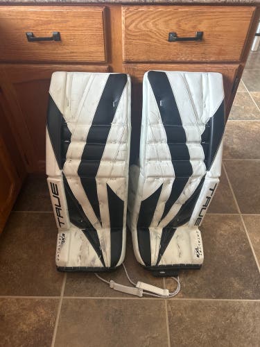 Used 32" True 7x3 Goalie Leg Pads