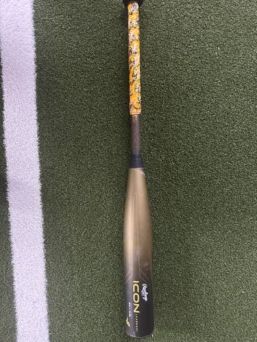 Used Rawlings Icon USSSA Certified Bat (-8) Composite 22 oz 30"