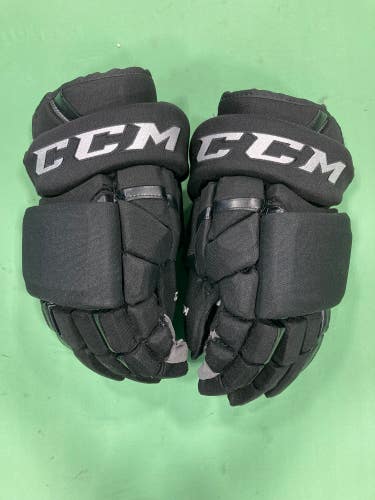 Black Used Senior CCM HG12XP Gloves 15" Pro Stock