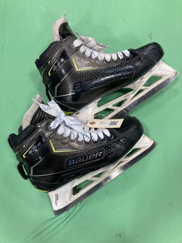 Used Senior Bauer Elite Hockey Goalie Skates Size 6.5