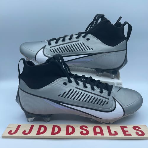 Nike Vapor Edge Pro 360 2 Football Cleats Grey Black DA5456-002 Men’s Sz 10 NEW