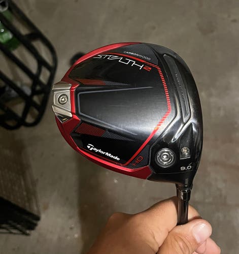 Used Men's TaylorMade Right Handed Extra Stiff Flex 9.5 Loft Stealth 2 HD Driver