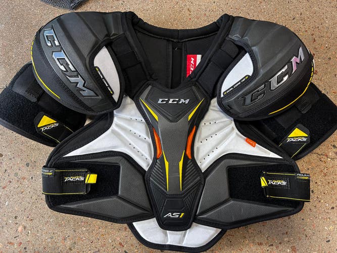 Used Large Senior CCM Super Tacks AS1 Shoulder Pads