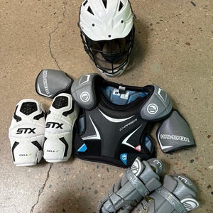 Youth Lacrosse Starter Kit (All pieces shown are included)