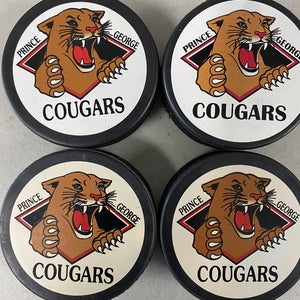 Prince George Cougars puck (WHL)