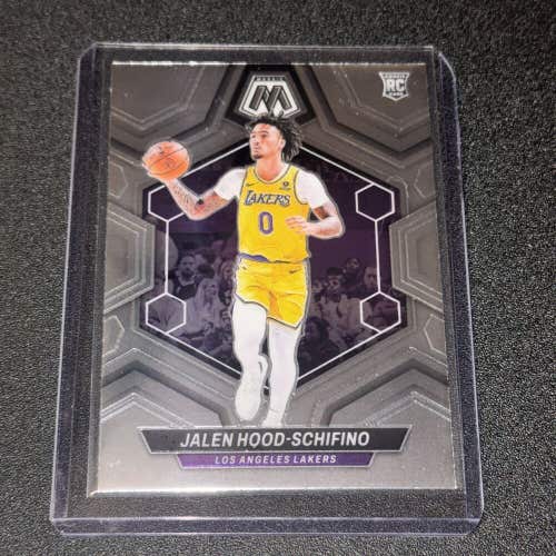 Jalen Hood-Schifino Lakers 2023-24 Panini Mosaic NBA Basketball Rookie Card #223