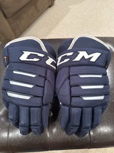 CCM 4R Pro 14” Hockey Gloves.  Navy