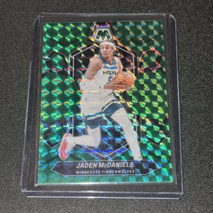 Jaden McDaniels Minnesota Timberwolves 23-24 Mosaic NBA Basketball Green Base 87