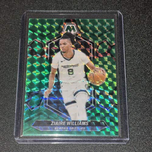 Ziaire Williams Memphis Grizzlies 2023-24 Mosaic NBA Basketball Green Base #173