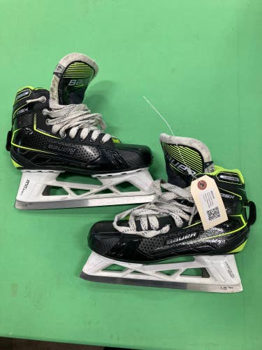 Used Senior Bauer GSX Hockey Goalie Skates Regular Width Size 6.5