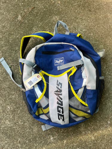 Blue Used Rawlings Bags & Batpacks Bat Pack