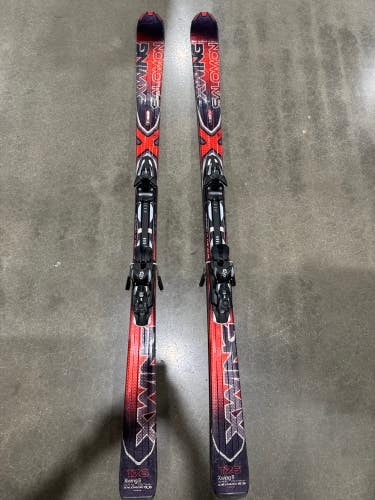 Used Men's Salomon XWing Focus 120 cm All Mountain Skis With Bindings