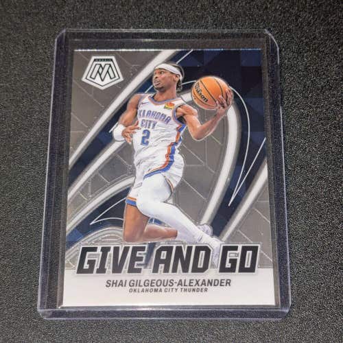 Shai Gilgeous-Alexander OKC Thunder 2023-24 Mosaic NBA Basketball Give & Go #5