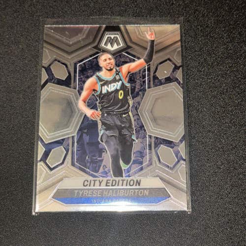 Tyrese Haliburton Indiana Pacers 23-24 Panini Mosaic NBA Basketball City Base